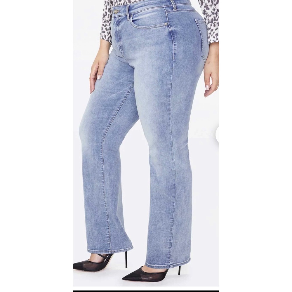 NYDJ Marilyn‎ Straight Lift Tuck Tech Denim Jeans 18W Sure Stretch